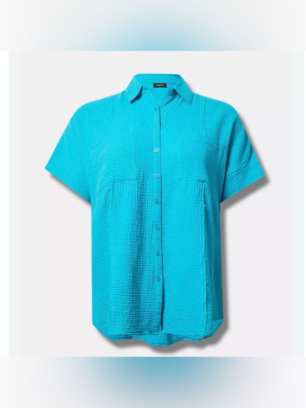 Torrid Relaxed Gauze Dolman Button Down Shirt Size 2X